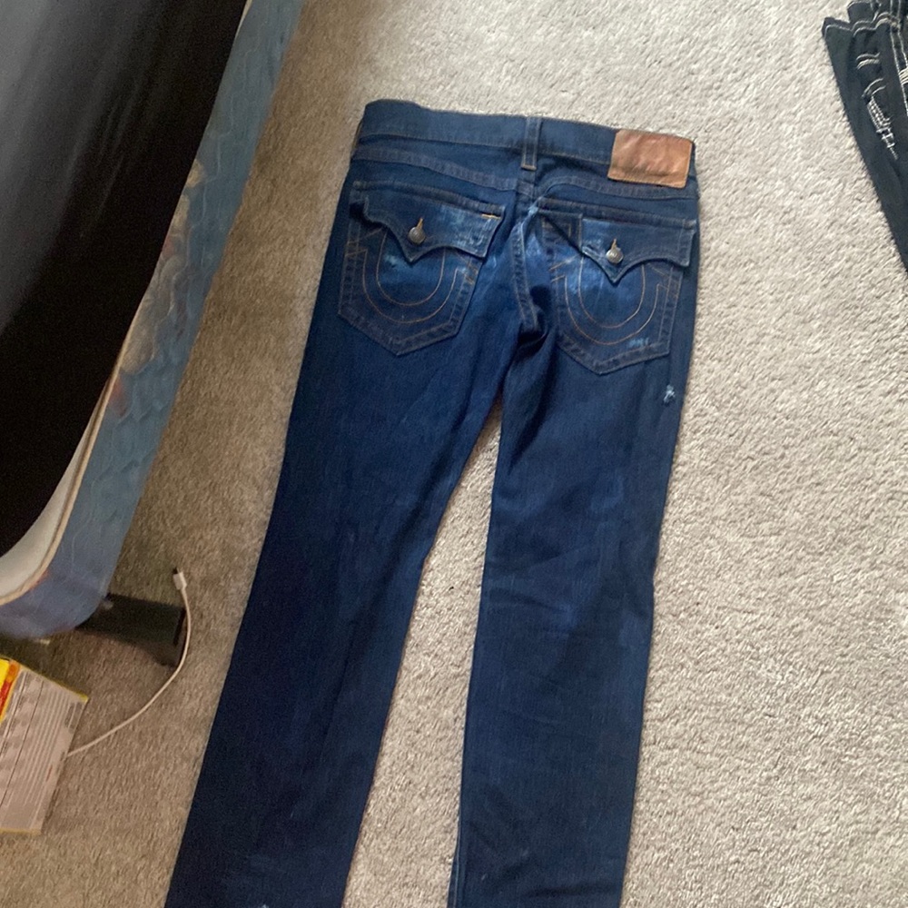 True Religion Distress Blue Jean